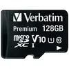 Image de Verbatim Premium - Carte mÃ©moire flash (adaptateur SD inclus(e)) - 128 Go - UHS Class 1 / Class10 - 300x - microSDXC UHS-I