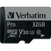 Image de Carte mÃ©moire microSDXC 128 Go avec adaptateur de carte SD, U3, UHS-I verbatim