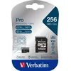 Image de Verbatim PRO U3 - Carte mÃ©moire flash (adaptateur microSDXC vers SD inclus(e)) - 256 Go - A2 / UHS-I U3 / Class10 - microSDXC UHS-I