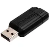 Image de Verbatim PinStripe USB Drive - ClÃ© USB - 64 Go - USB 2.0 - noir