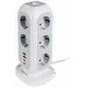 Image de Verbatim EUPT-01 - Coupe-circuit - multiprise europÃ©enne 15-en-1 - CA 230 V - 3600 watt - entrÃ©e : Type F - connecteurs de sortie : 15 (Type F puissance 11 x, 2 x USB, 2 x USB-C) - 2 m cordon - Europe