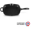 Image de LE CREUSET Skillet carrÃ© en fonte Ã©maillÃ©e 26 x 26 cm Noir Mat