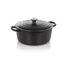 Image de Cocotte Ronde Signature 20cm Noir Mat