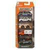 Image de Matchbox - Pack de 5 VÃ©hicules (modÃ¨le alÃ©atoire) - Petites Voitures - 3 ans et +