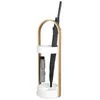 Image de Umbra - Porte-parapluies BELLWOOD bois et base rÃÂ©sine  - Blanc
