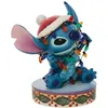 Image de Enesco - Disney Traditions Stitch Wrapped in Xmas Lights 4.5 Figure [COLLECTABLES] Figure, Collectible