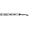 Image de Tripp Lite Series USB-C Dock, Dual Display - 4K 60 Hz HDMI, USB 3.2 Gen 1, USB-A Hub, GbE, Memory Card, 100W PD Charging, Gray - Station d'accueil - en occasion ou reconditionné
