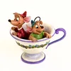 Image de Enesco Disney Traditions By Jim Shore Cinderella Jaq And Gus Teacup Stone Resin Figurine, 4.25