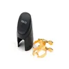 Image de D'addario Hss1g - Ligature H Et Couvre-Bec - Saxophone Soprano, DorÃ©e