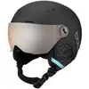 Image de Casque de ski BOLLE QUIZ VISOR (Black Blue Matte - Orange Gun Cat 2) Junior