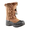 Image de Baffin - Bottes de neige chaudes et imperméables - Chloe Taupe pour Femme en Cuir - Taille 36 - Marron