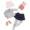 Image de Buki Tenue Deluxe - Ensemble jupe et veste grise