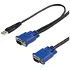 Image de StarTech.com CÃ¢ble pour Switch KVM VGA avec USB 2 en 1 - 3m - CÃ¢ble vidÃ©o / USB - USB, HD-15 (VGA) (M) pour HD-15 (VGA) (M) - 3.05 m - noir - pour P/N: CAB831HDU, RACKCONS1908, SV1631DUSBUK, SV565DUTPU, SV565UTPUL, SV831DUSBUK