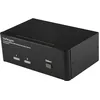 Image de StarTech.com Commutateur KVM 2 ports DisplayPort, USB et audio - Switch KVM - 2560 x 1600 - Commutateur Ã©cran-clavier-souris/audio - 2 x KVM / audio - 1 utilisateur local - de bureau - pour P/N: IM12D1500P, SVA12M2NEUA, SVA12M5NA