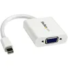 Image de StarTech Adaptateur vidÃ©o Mini DisplayPort vers VGA - Convertisseur Mini DP vers HD15 - M/F - 1920x1200 - Blanc - Convertisseur vidÃ©o - VGA - DisplayPort - blanc