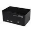 Image de StarTech.com Switch commutateur KVM triple affichage DVI Ã  2 ports avec audio et hub USB 2.0 - Commutateur Ã©cran-clavier-souris/audio/USB - 2 x KVM / audio / USB - 1 utilisateur local - de bureau - pour P/N: SVA12M2NEUA, SVA12M5NA