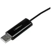 Image de StarTech.com CÃ¢ble KM USB 2.0 avec transfert de donnÃ©es - Commutateur USB clavier souris pour PC et Mac - Switch KM Ã  2 ports - Adaptateur de connexion directe - USB 2.0 - USB 2.0 - noir