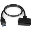 Image de StarTech.com CÃ¢ble adaptateur USB 3.0 vers SATA III pour HDD/SSD SATA 2,5" avec UASP - Convertisseur USB vers SATA pour disque dur - Noir - ContrÃ´leur de stockage - 2.5" - SATA 6Gb/s - USB 3.0