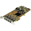 Image de StarTech.com Carte rÃ©seau PCIe Ã  4 ports Gigabit Power over Ethernet - NIC PCI Express PSE / PoE - 1x PCIe - 4x RJ45 PoE - Adaptateur rÃ©seau - PCIe x4 - Gigabit Ethernet x 4