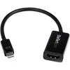 Image de StarTech.com Adaptateur / Convertisseur actif Mini DisplayPort 1.2 vers HDMI 4K pour MacBook Pro / MacBook Air Mini DP - M/F - Blanc - Convertisseur vidÃ©o - DisplayPort - HDMI - noir