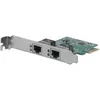 Image de StarTech.com Carte adaptateur rÃ©seau serveur Gigabit PCI Express double port - 1 Gbps PCIe NIC - Adaptateur serveur double port - Carte Ethernet 2 ports (ST1000SPEXD4) - Adaptateur rÃ©seau - PCI Express x1 profil bas - Gigabit Ethernet x 2 - pour...