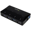 Image de Startech Hub USB 3.0 Ã  4 ports plus port dÃ©diÃ© Ã  la charge - Concentrateur USB avec station de charge rapide - 1x 2,4 A - Commutateur de partage des pÃ©riphÃ©riques USB - 4 x SuperSpeed USB 3.0 - de bureau - pour P/N: SDMSDRWU3AC, USB312SAT3CB...