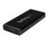 Image de Startech BoÃ®tier USB 3.1 (10 Gb/s) pour disque mSATA - Stockage de donnÃ©es portable pour mSATA et mSATA Mini - Aluminium - Boitier externe - mSATA, mSATA mini - SATA 6Gb/s / mSATA - USB 3.1 (Gen 2) - noir, argent