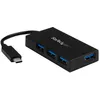 Image de StarTech.com Hub USB 3.0 4 ports - USB-C vers 4x USB-A avec alimentation - Concentrateur (hub) - 4 x SuperSpeed USB 3.0 - de bureau