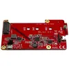 Image de StarTech.com Convertisseur USB vers mSATA pour Raspberry Pi et les cartes de dÃ©veloppement - Adaptateur USB vers mini SATA - ContrÃ´leur de stockage - M.2 Card - USB 2.0 - rouge