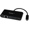 Image de Startech Hub USB 3.0 Ã  3 ports avec Power Delivery et GbE - USB-C - Concentrateur (hub) - 3 x SuperSpeed USB 3.0 + 1 x 10/100/1000 - de bureau
