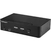 Image de StarTech.com KVM switch Ã©cran clavier souris USB Ã  2 ports DisplayPort 4K 60 Hz - Commutateur KVM DP 1.2 avec hub USB 3.0 (SV231DPU34K) - Commutateur Ã©cran-clavier-souris/audio/USB - 2 x KVM / audio / USB - de bureau - ConformitÃ© TAA