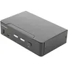 Image de StarTech.com Commutateur KVM HDMI Ã  2 Ports - Moniteur Unique 4K 60Hz Ultra HDR - KVM de Bureau HDMI 2.0 avec Hub USB 3.0 (5Gbps) et 4x USB 2.0 HID, Audio - Commutation par Touches - TAA (SV231HU34K6) - Commutateur Ã©cran-clavier-souris/audio - 2...