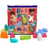 Image de Sac medium rose blocs de construction MEGABLOKS 60 piÃ¨ces