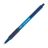 Image de Bic Stylo Ã Bille Pointe Moyenne RÃ©tractable Encre Bleue Corps Caoutchouc Anti-Fatigue Soft Feel Clic