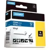 Image de Dymo 1805243 - (12 mm) - Noir sur bleu - Ruban