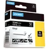 Image de Dymo 1805435 - (12 mm) - Blanc sur noir - Ruban