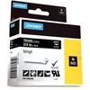 Image de Dymo 1805436 - (19 mm) - Blanc sur noir - Ruban