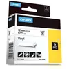 Image de Dymo 18444 (S0718600) - (12 mm) - Noir sur blanc - Ruban