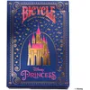 Image de Cartes Ã Jouer Bicycle - Jeu De Cartes Ultimates - Princess Rose / Bleu