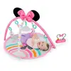 Image de Disney Baby -Minnie- Tapis De Sol Ãveil BÃ©bÃ© Ãvolutif Arche Avec Jouets Sensoriels Et Musicaux, Guirlande Lumineuse, Miroir