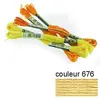 Image de Fil à broder 117 mouliné - couleur 676