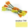 Image de Fil à broder 117 mouliné - couleur 744