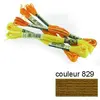 Image de Fil à broder 117 mouliné - couleur 829