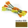 Image de Fil à broder 117 mouliné - couleur 830