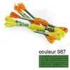 Image de Fil à broder 117 mouliné - couleur 987