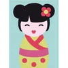 Image de Kit tapisserie XXL - La Kokeshi - 13 x 18 cm
