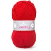 Image de Fil à tricoter Knitty 4 100 g Rouge sang n°833