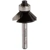Image de Makita Fraises Ã  chanfreiner Ã  roulement 2 taillants 6mm - D-09488