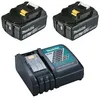 Image de Makita Power Source Kit Li 18,0V 5Ah avec chargeur et 2 batteries - 197570-9