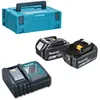Image de Makita 198116-4 - batterie Li-Ion 18V - pack dÃ©butant (2x 6,0Ah) avec coffret Mbox